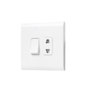 Britische Schalter und Steckdose 1Gang Switch 2Pin Socket